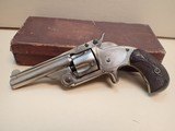 Smith & Wesson Model 32 Single Action Model One-And-A-Half .32S&W 3" Barrel Revolver w/Rare Grips, Box - 5 of 21