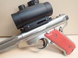 Ruger Mark III Hunter .22LR 5.5" Fluted Barrel Stainless Steel Pistol w/Red Dot ***SOLD*** - 10 of 17