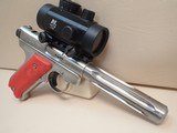 Ruger Mark III Hunter .22LR 5.5" Fluted Barrel Stainless Steel Pistol w/Red Dot ***SOLD*** - 5 of 17