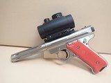 Ruger Mark III Hunter .22LR 5.5" Fluted Barrel Stainless Steel Pistol w/Red Dot ***SOLD*** - 7 of 17