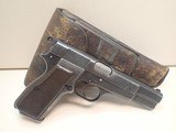 Nazi FN Hi-Power 640(b) 9mm 4.5"bbl Pistol 1944mfg w/Holster, Two Mags - 1 of 25