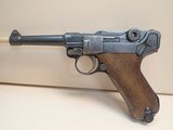 German DWM Commercial Luger Model P08 9mm 4"bbl Military Service Pistol - 6 of 17