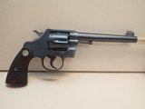 Colt Officers Model Target .38spl 6" Heavy Bbl Blued Revolver 3rd Issue 1920mfg - 1 of 19