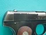 Colt M1908 Pocket Hammerless Type III .380acp 3 3/4"bbl Blued Pistol MFG 1917 ***SOLD*** - 3 of 20