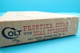 Colt Frontier Scout .22 Mag / .22LR 4-3/4"bbl Blue Revolver w/Factory Box 1959mfg ***SOLD*** - 23 of 24