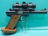 Ruger MKIII Target 5.5"bbl Blued Pistol MFG 2011 W/ Red Dot