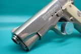 Colt Government Series 80 .380ACP 3.25"bbl Nickel Pistol 1985mfg - 10 of 18
