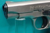 Colt Government Series 80 .380acp 3.25"bbl Matte Nickel Pistol MFG 1984 ***SOLD*** - 8 of 18