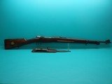 Swedish Mauser M96/38 Short Rifle Carl Gustav 6.5mm 24"bbl 1900mfg w/Bayonet