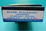 Ruger "Buckeye Special" Convertible .32H&R Mag,32/20 Win 6.5"bbl Revolver MFG 1988 W/ Box ***SOLD*** - 23 of 23