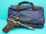 Ruger 22/45 MK III Target .22LR 5.5" Threaded Bull BBL MFG 2014 W/ Scope + Extras - 1 of 25