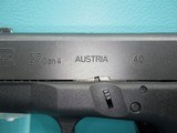 Glock 27 Gen 4 .40S&W 3.43"bbl Pistol W/ Upgrades & Night Sights - 9 of 22