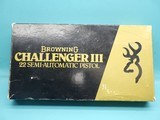 Browning Challenger III Sporter .22LR 6.75 bbl Pistol MFG 1984 W/ Factory Box **SOLD 11-20 - 19 of 22
