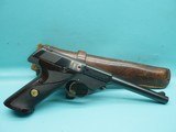 High Standard Model 103 Sport King .22LR 6 3/4"bbl Pistol W/ Holster MFG 1967 - 1 of 25