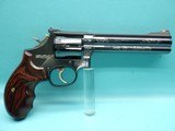 Smith & Wesson 586-4 "Friends of NRA" Engraved .357Mag 6"bbl Revolver W/ Presentation Box - 2 of 25
