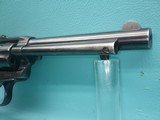 Ruger Single Six .22Cal 5.5"bbl Revolver MFG 1957 W/ Holster (Flat Gate, Flat Top, 3 Screw) - 5 of 25