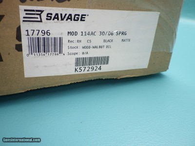 NIB Savage 114 American Classic .30-06sprg 22