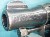 Rare! Colt Detective Special 2nd Issue .38 Spl 2" blue, factory hammer shroud, Mfg 1949 - 11 of 22