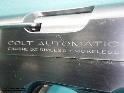 Colt Model 1903 Hammerless Pocket Pistol .32ACP 3.75
