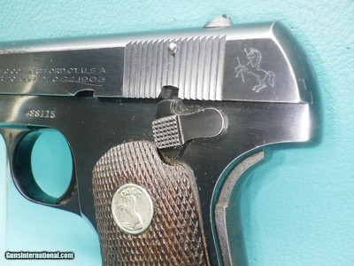 Colt Model 1903 Hammerless Pocket Pistol .32ACP 3.75