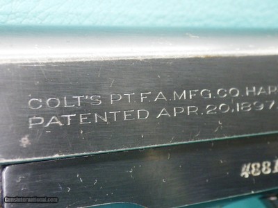 Colt Model 1903 Hammerless Pocket Pistol .32ACP 3.75