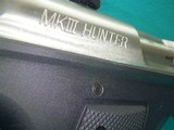 Ruger MKIII Hunter .22LR 4.5" Bbl 10+1 W/ Factory Case, Two Mags, Trigger lock, and Spare Front Sights - 6 of 22