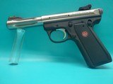 Ruger MKIII Hunter .22LR 4.5" Bbl 10+1 W/ Factory Case, Two Mags, Trigger lock, and Spare Front Sights - 7 of 22