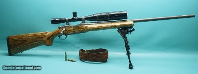 Ruger M77 VT MkII .22 250 Rem 26"Hvy Bbl Nikon Monarch UCC 6.5 20x44 Laminate Stk Bipod
