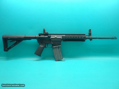Colt M4 Monolithic Carbine LE 5.56 Nato 16" Free-floating Barrel, Quad Rail Flat-top, Flip-up Gas Block Sight W/ Bayonet Lug
