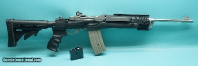 Ruger Mini-14 .223 18.5"Bbl Stainless ATI Tactical Adjustable/Folding Stock Quad Pic Rails