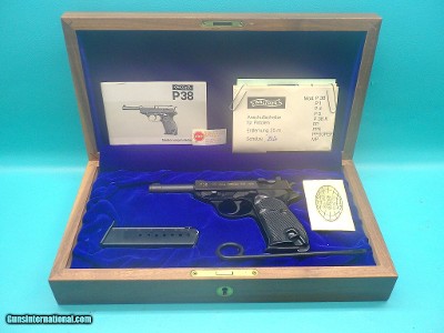 MINT Walther P38 100 Year Anniversary Commemorative w/ Display Case & Extras UNFIRED/NEW CONDITION!