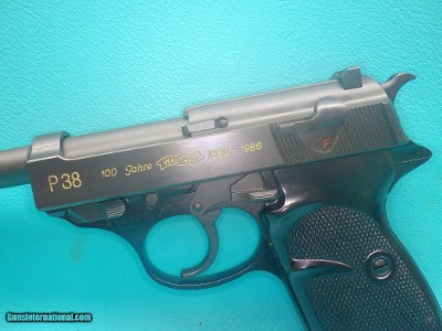 MINT Walther P38 100 Year Anniversary Commemorative w/ Display Case & Extras UNFIRED/NEW CONDITION! - Image 13 of 25