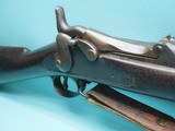 US Springfield M1888 Trapdoor .45-70Gov. 32.62"Bbl Rare Round Rod Bayonet w/Buffington Sight - 3 of 25