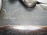 US Springfield M1888 Trapdoor .45-70Gov. 32.62"Bbl Rare Round Rod Bayonet w/Buffington Sight - 4 of 25