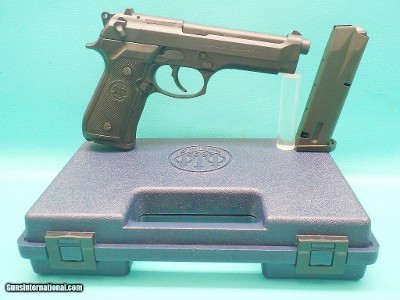 Beretta 92FS 15+1 9mm 5"bbl Semi-Auto Pistol with Hard Case and 2 Magazines