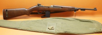 US Inland Mfg M1 Carbine .30Carbine 18"Bbl Mfg 1944 w/US Canvas Bag and Oiler 15+1 Two Mags