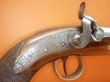 Beautiful!Wm Chance & Son Travelling Belt Pistol Manufactured in London 1840-1850, w/ "German Silver" accents, .50 Cal, VERY RARE ANTIQUE! - 4 of 22