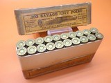 20 Rnd Vintage Box Winchester.303 Savage 190 Gr Metal Patched Soft Point - 1 of 12