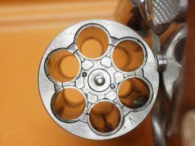 S&W Model 66 .357 Mag 4" Bbl S.S. Walnut Target Grips - Image 15 of 21