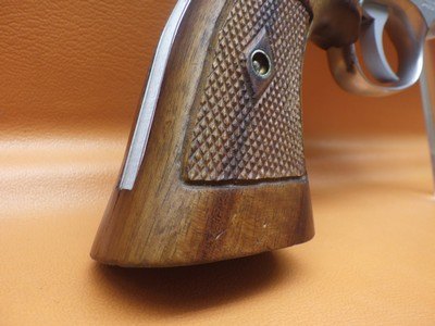 S&W Model 66 .357 Mag 4" Bbl S.S. Walnut Target Grips - Image 3 of 21