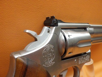S&W Model 66 .357 Mag 4" Bbl S.S. Walnut Target Grips - Image 5 of 21