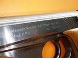 Magnificent Mauser HSc 7.65mm/.32acp 3.4"bbl, RARE Matching WWII German Police Issue w/ Eagle L stamp & Genuine Holster - Image 12 of 25