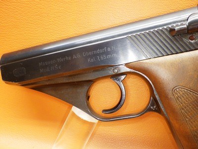 Magnificent Mauser HSc 7.65mm/.32acp 3.4"bbl, RARE Matching WWII German Police Issue w/ Eagle L stamp & Genuine Holster - Image 10 of 25