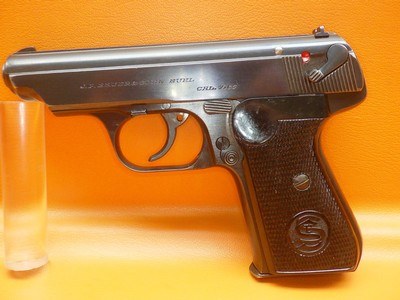 WWII German JP Sauer (Suhl) 38H 7.65/.32ACP 3.3"bbl, High Polish Blue, All Matching w/ Eagle N Markings VERY NICE! - Image 8 of 23