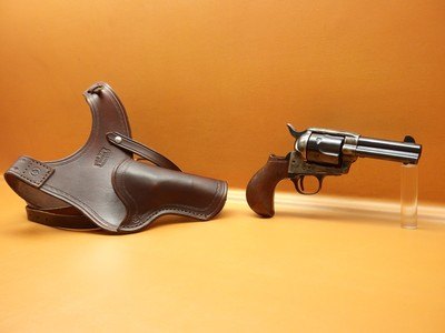 Uberti/Cimarron Thunderer .45 Colt, 3.5" bbl, SA Only, W/ Old West Style Holster, Very Nice!