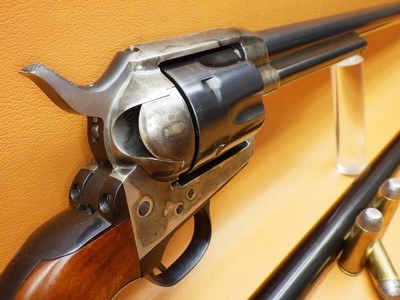 Uberti 1873 Cattleman Buntline .45 LC 12"Bbl And 18"Regulator Bbl Mfg 1997 Very Clean Single Action - Image 4 of 25