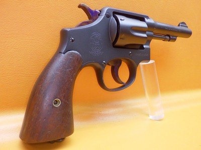 S&W Victory Model (Pre-Model 10) .38 SPL 4" Walnut Grips MFG 1942 - Image 2 of 25