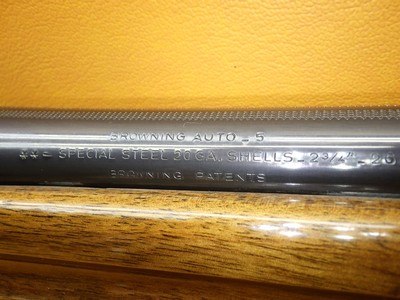 Browning Belgian A5 Light Twenty 20Ga 2-3/4" 26"Bbl in Rare Factory Fixed CYL Choke Mfg 1974 - Image 8 of 25
