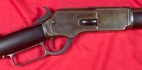 Antique Late Winchester 1876 50-95 WCF Express 26 In Rifle MFG 1897 Lever - 2 of 12