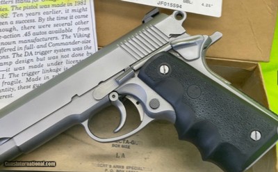 RARE STAINLESS ODI VIKING COMBAT 1911 45 ACP Auto O.D.I COMMANDER 4.25 BOX 4 1/4 - Image 2 of 9